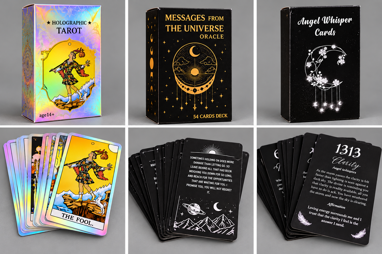 Holographic Tarot: Tarot card deck